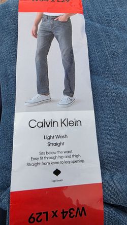 Calvin Klein Staigth Pant 34x29 New Price Firm Corona92879