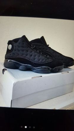 Mens brand new air jordan 13 black cat size 9