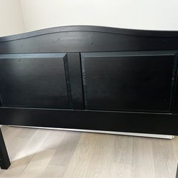 Ikea Queen headboard (black)