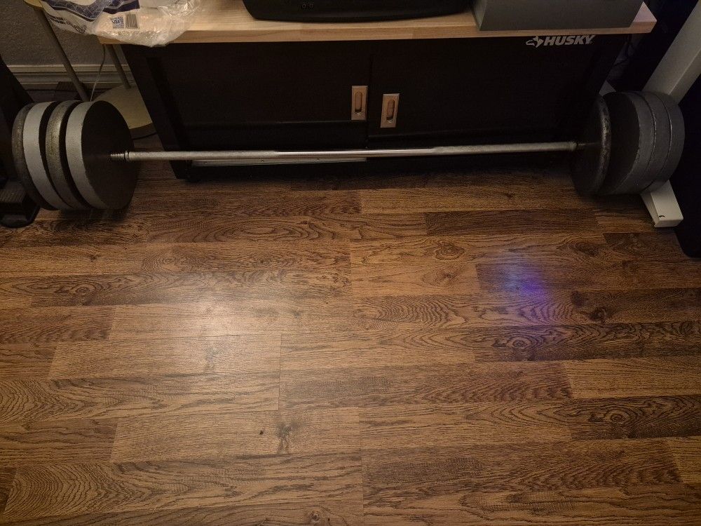 Standard Barbell And Plates