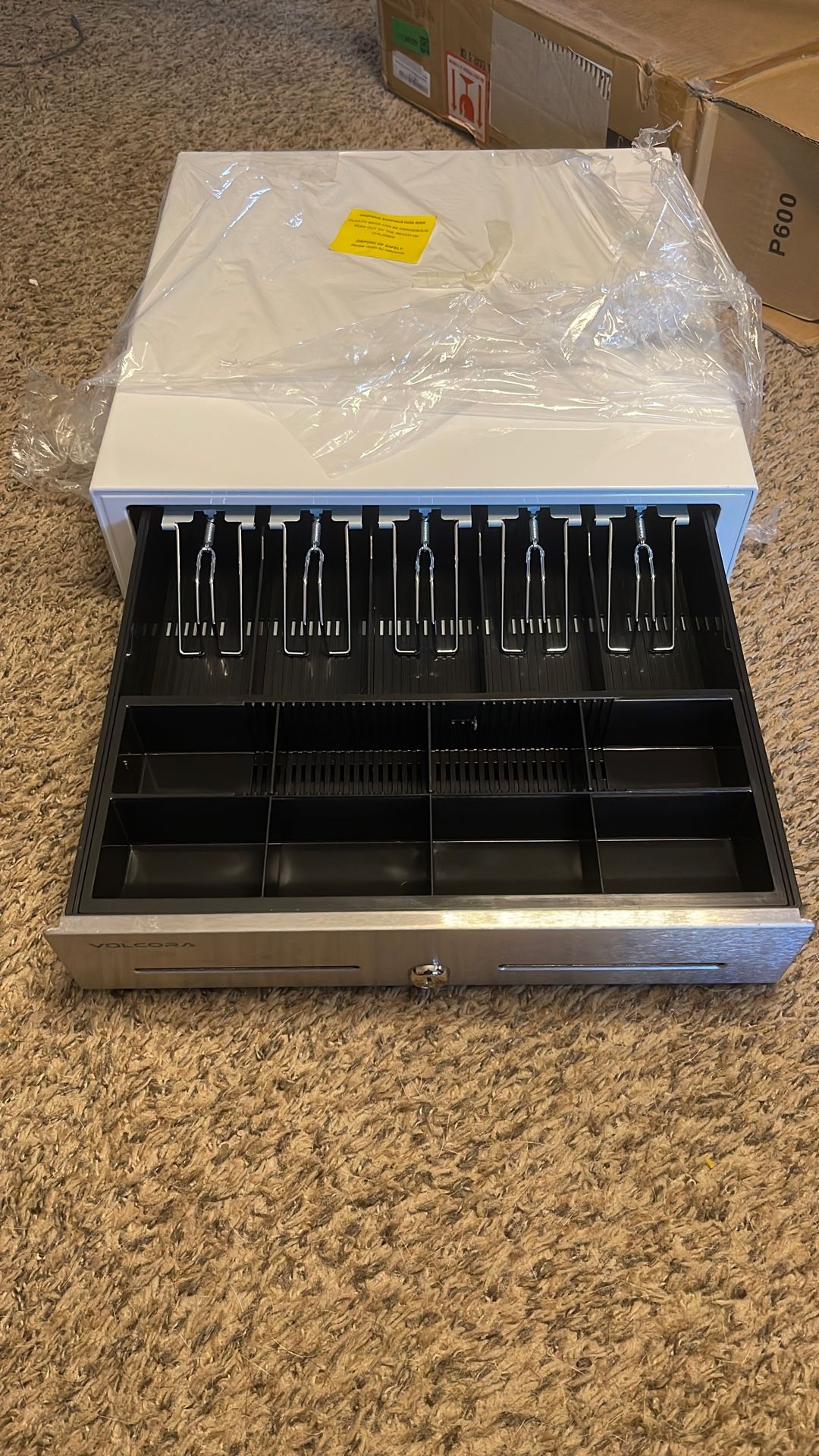 Cash Register White Brand NEW Volcora Brand