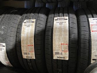 15” 4 new tires 195/60R15