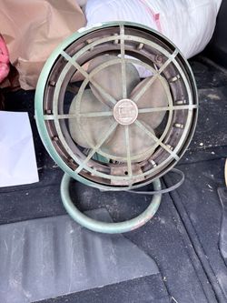 Vintage Vornado Electric Heater Fan Mid Century Industrial Metal Fan  Works