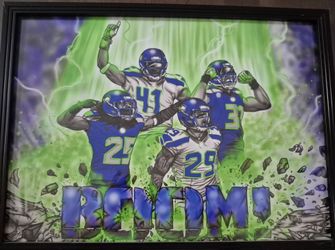 Seattlw Seahawks Legion of Boom Framed Art