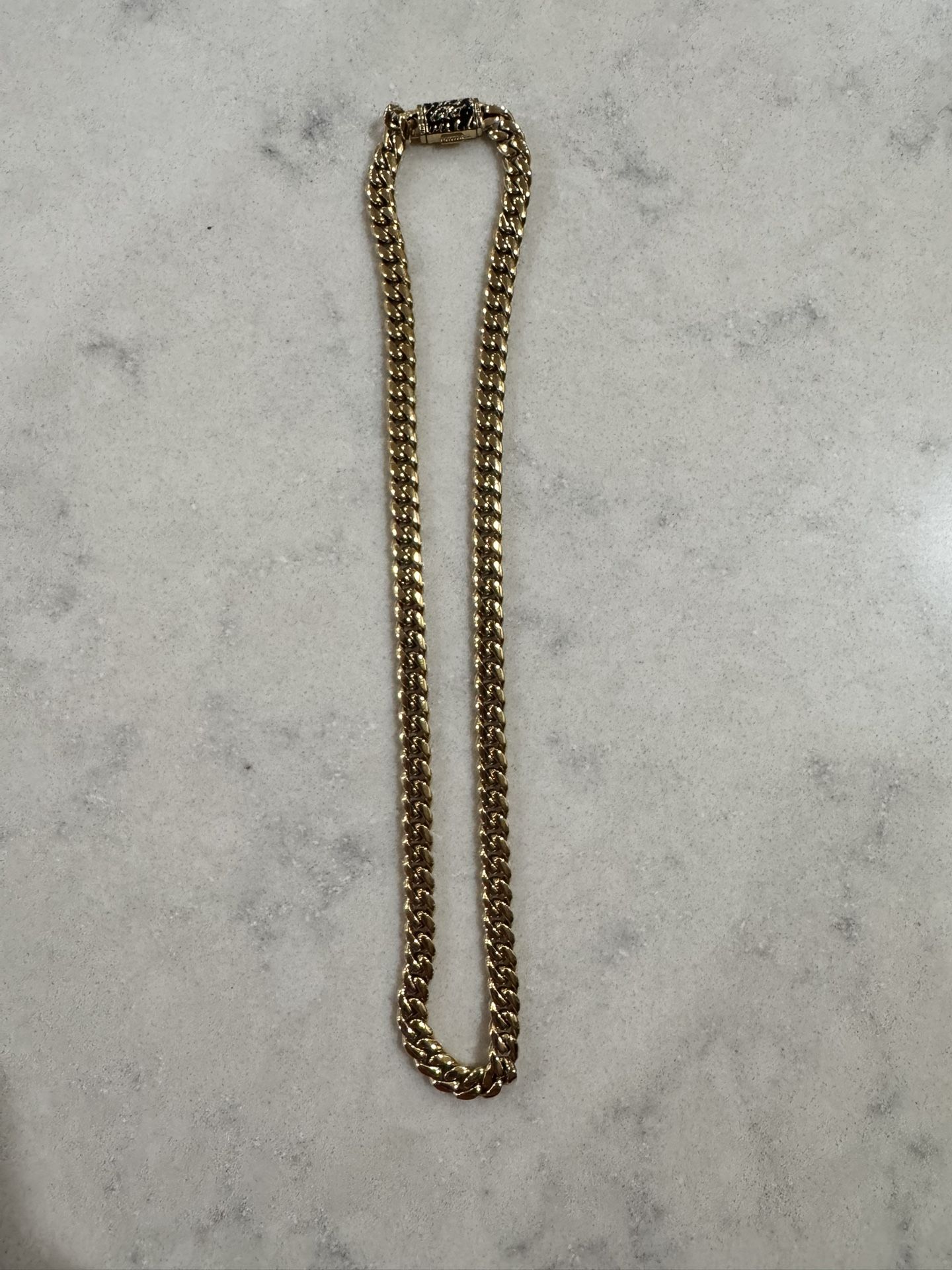 Shop GLD Gold 5 MM Cuban chain 16”