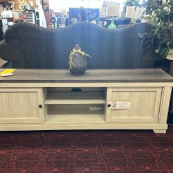 71 “ Tv Stand With Sliding Doors 