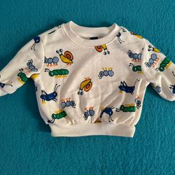 Bugs Print Sweatshirt And Pants Boys Or Girls Size 0-3 Months