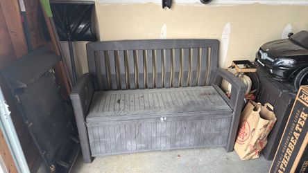 Bench with storage