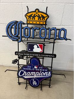 Fluorescent Corona Dodgers bar light