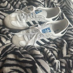 Adidas White Sambas 