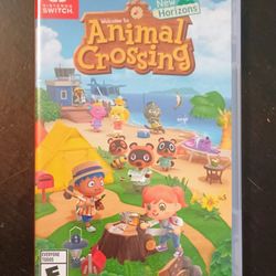 Nintendo switch animal crossing video game