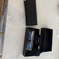 White Chrome Glasses