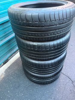 4 llantas 235-45-17 Michelin $170 las 4 montadas y balanceadas