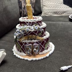 Blue Sky Ceramics Happy Birthday July Piece