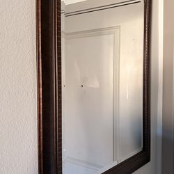 (2) Dark brown mirror pair (medium)