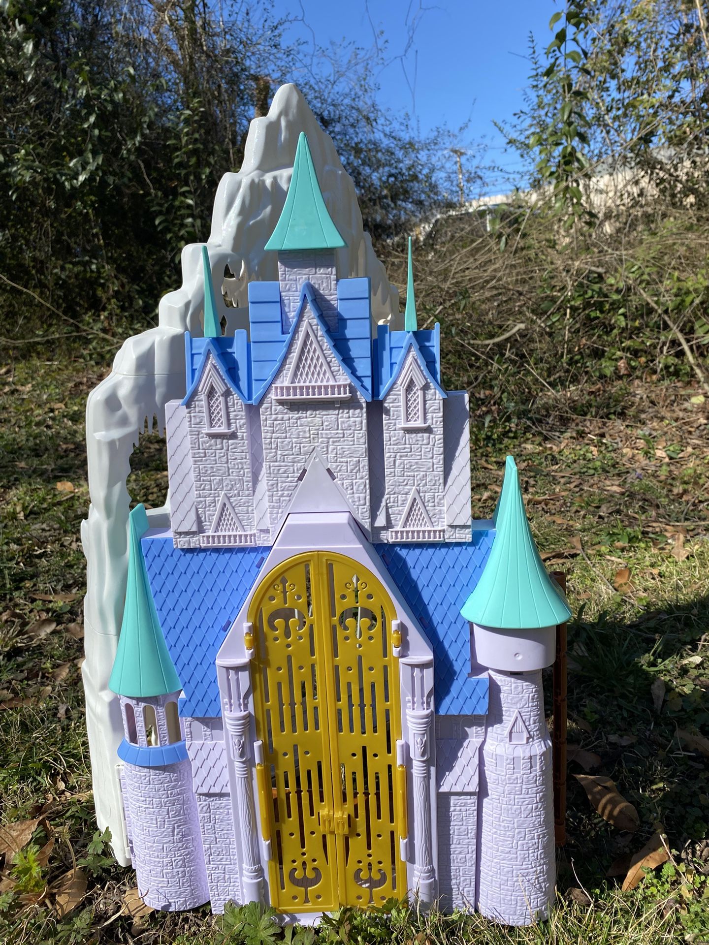 MATTEL Disney Frozen Ice Castle Palace DollHouse 