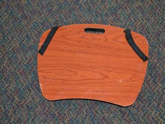 Wood Grain Lap Desk with Handle