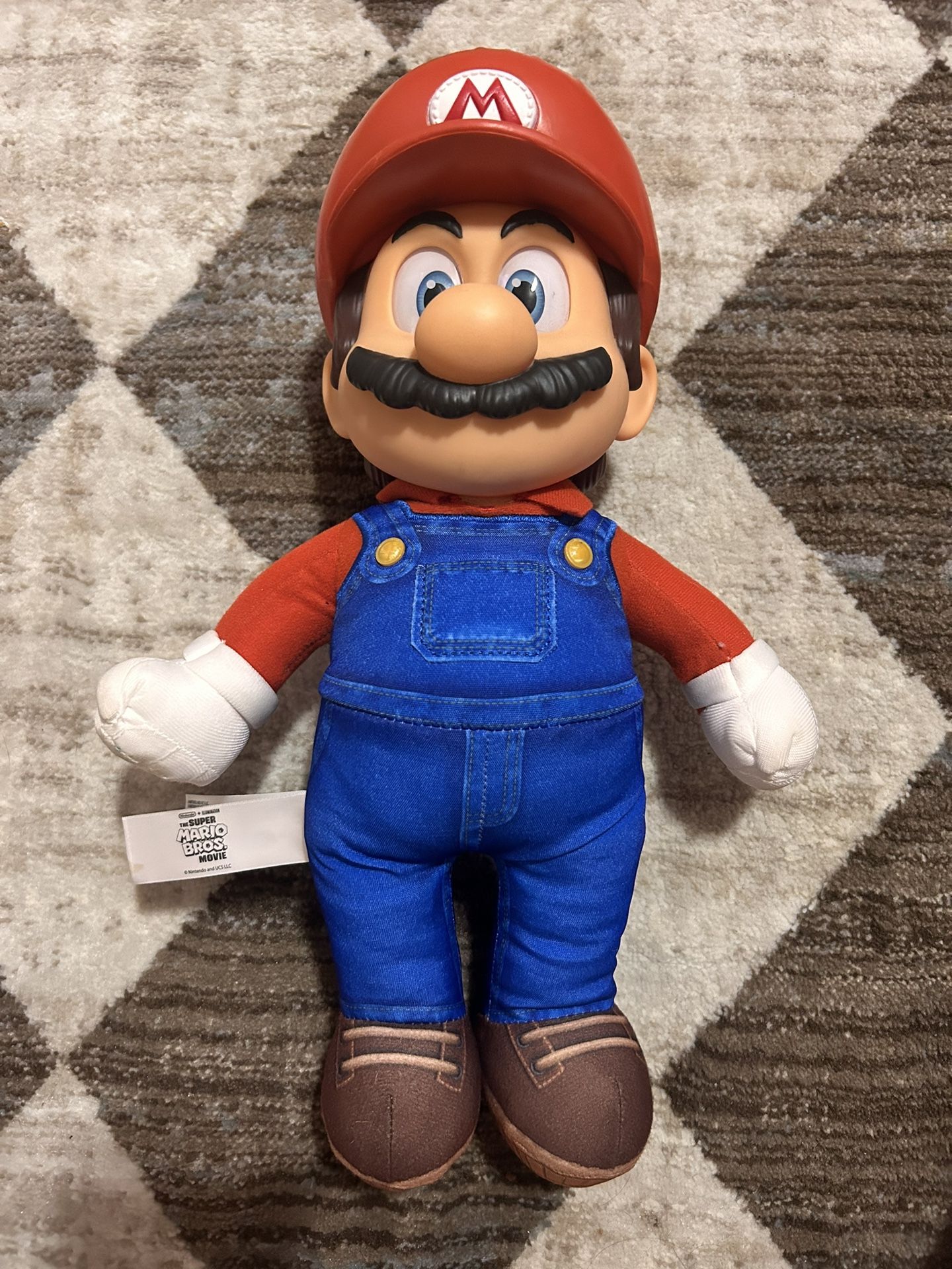 New Super Mario Bros Mario Posable Plush