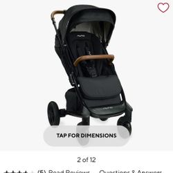 Nuna Tavo Next Stroller-Black