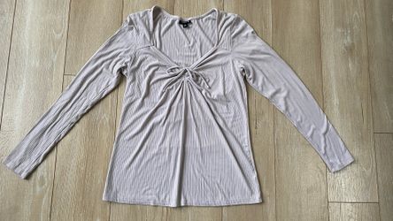 Torrid Light Gray Long Sleeve Tee