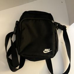 NIKE Unisex Heritage Small Bags Running Black Cross Casual Body-Bag
