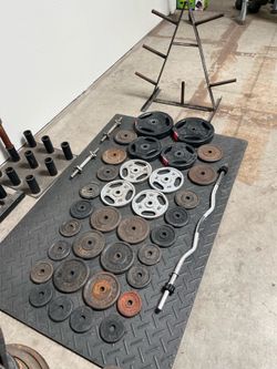 Standard Weights with Stand 256lb total