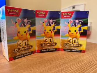 Pokemon cards 30th Anniversary