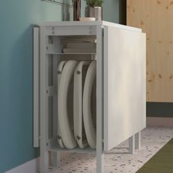 Ikea White Fold Dining Table 