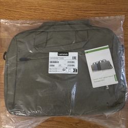 Lenovo Laptop Bag Unisex Green 15.6” Top-loader T210 Accessory Shoulder Bag New