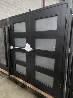 Iron Exterior Doors Available