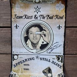 2013 Signed Jason Ricci Tour Poster