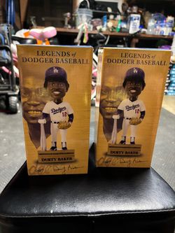 Dusty Baker Legends of Dodger Baseball Bobblehead (x2)