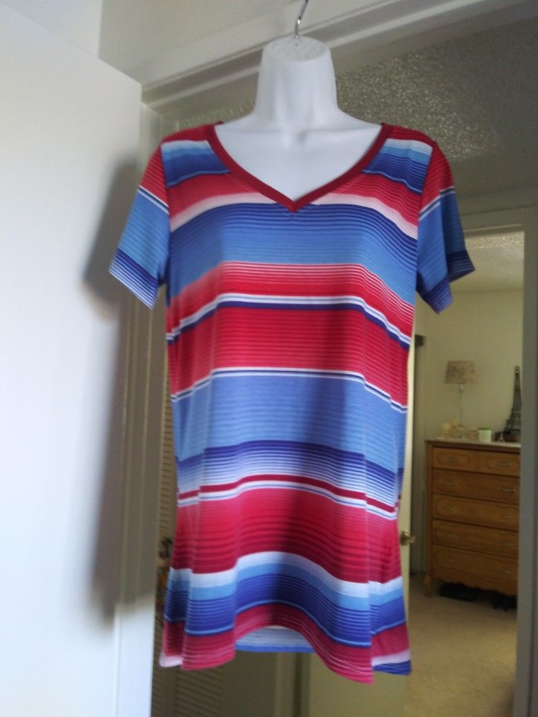 LuLaRoe Red, White and Blue Christy - Small