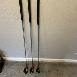Vintage Golf Clubs.  Spalding