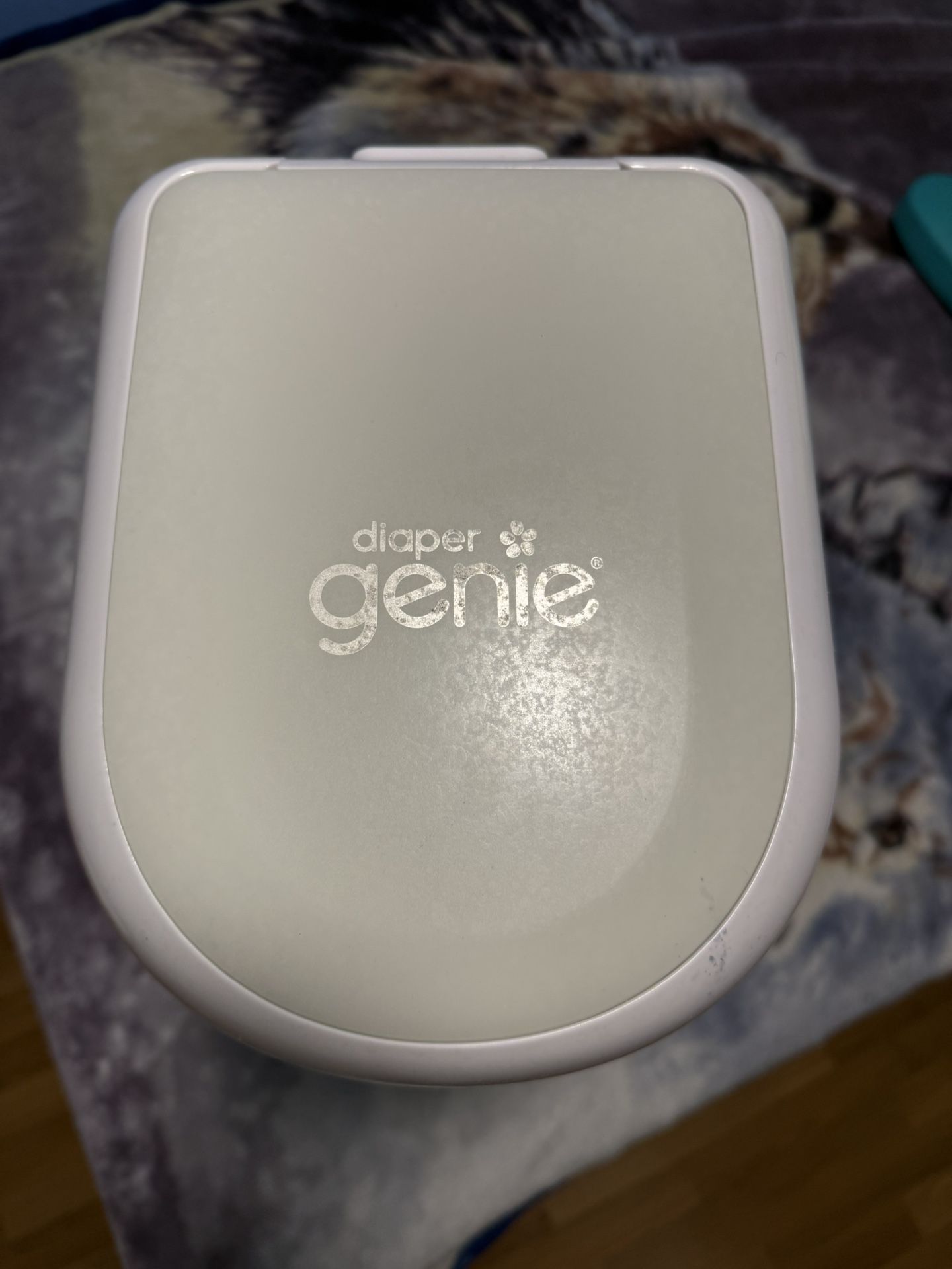 Diaper Genie Platinum Pail (Stone Grey) is Made in Durable Stainless Steel