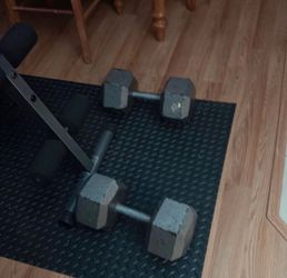 (2) 100 pounds Dumbells $200
