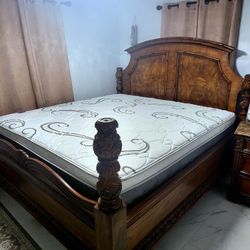 NEW KING PILLOW-TOP MATTRESS AND BOX SPRING ⚠️ This Bed Frame Is Not Available 