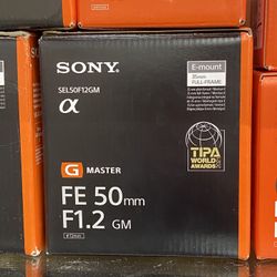 Sony 50mm F1.2 GM 