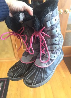 Girls warm snow boots
