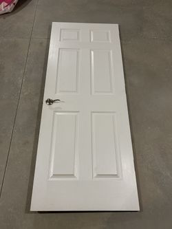 New Construction White Door