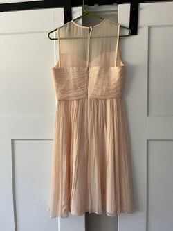 j crew pink bridesmaid dress Halter Neck Asymmetrical Chiffon Junior Bridesmaid Dress – DUNTERY UK main image 0