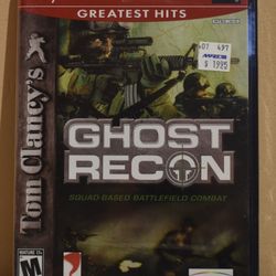 PS2 PlayStation 2 Tom Clancy's Ghost Recon Sealed