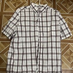 George Short Sleeve Plaid XL