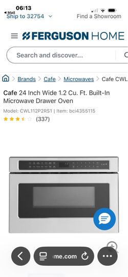 Cafe 24-Inch Built-In Microwave Drawer Oven