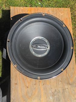 Bazooka / P.Miller PMW1224DVC Liquid cooled Dual Voice coil 4 Ohm 12" sub