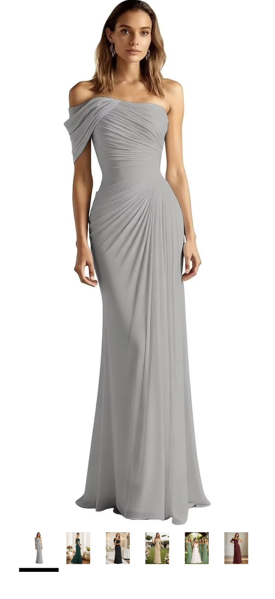 grey tube top dress Yerin Strapless Frill Mini Dress