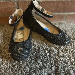 Girls Black Dress Shoes NEW