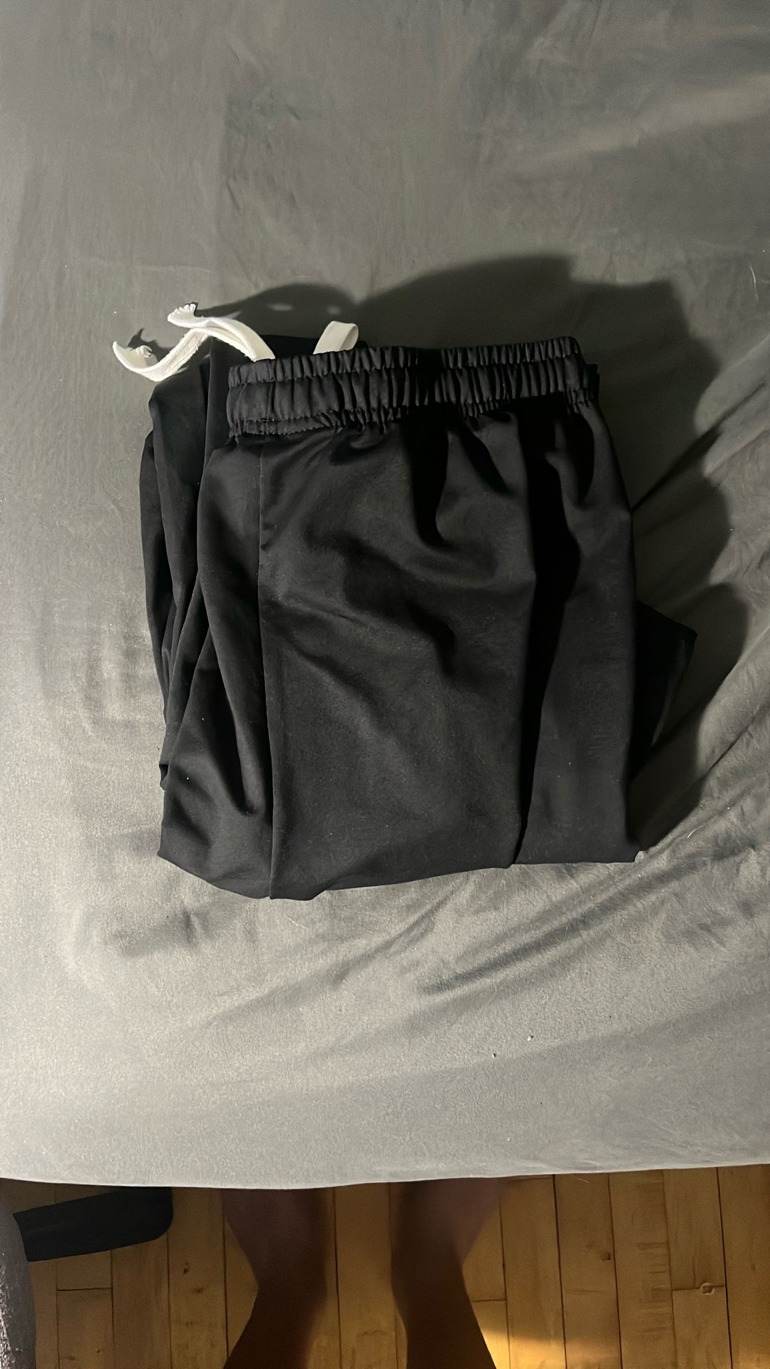 Black baggy sweatpants