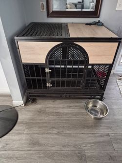 Decorative dog cage