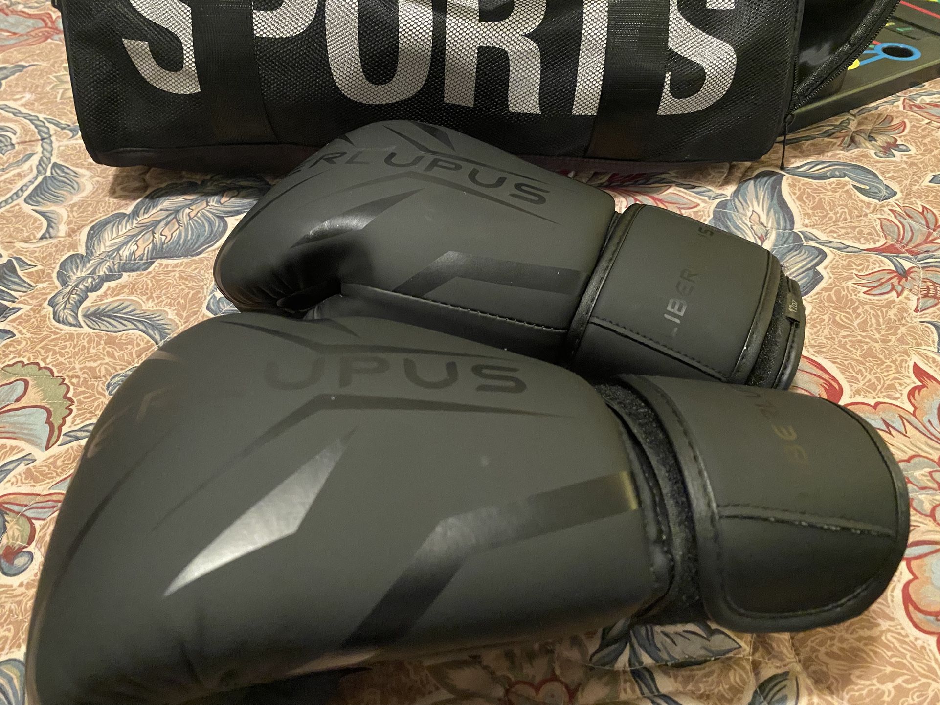 Liberlupus Boxing Gloves for Men & Women, Boxing Training Gloves, Kickboxing Gloves, Sparring Punching Gloves, Heavy Bag Workout Gloves for Boxing, Ki